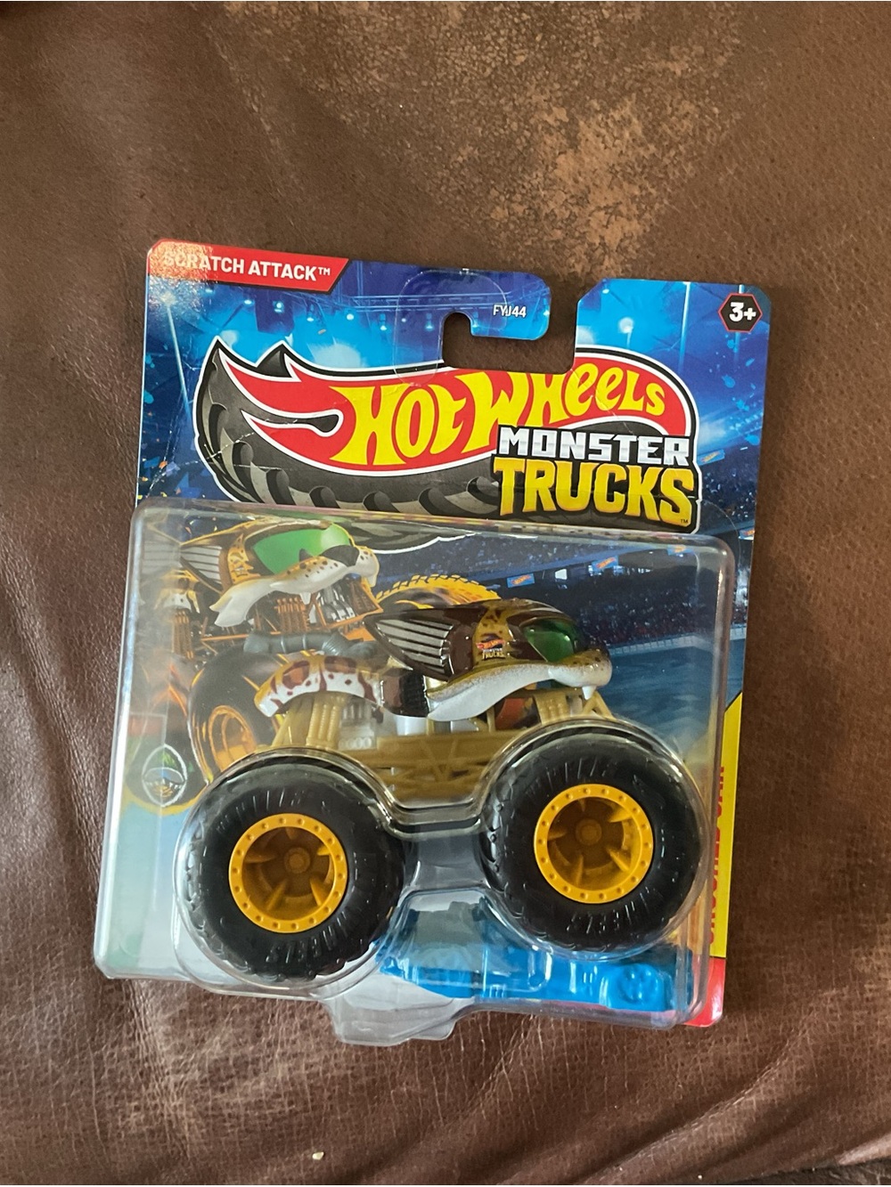 Hot Wheels Monster Trucks Scratch Attack Toy Truck - Yellow & Black